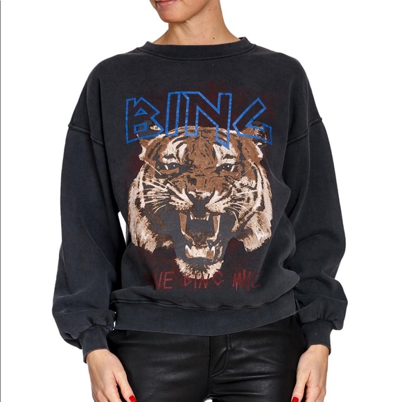 anine bing tiger sweatshirt australia